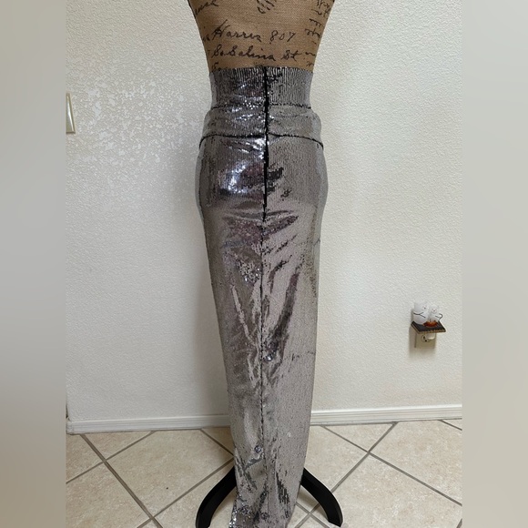 Grayscale Sequin Maxi Skirt - Picture 5 of 6